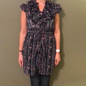 Ruffle dress/long top